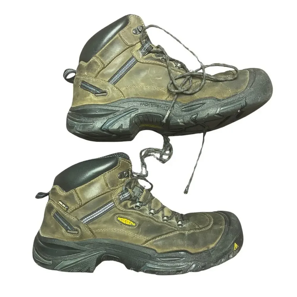 Keen work boots men’s leather waterproof tread Size 12